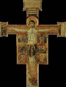 The crucifixion with scenes of the suffering Christs